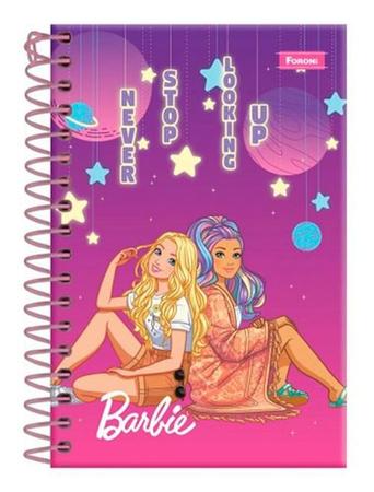 Imagem de Caderno Universitário Barbie Capa Dura 10 Materias 160 Fls