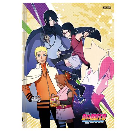 Caderno Universitário Brochura Boruto 80 Folhas SD