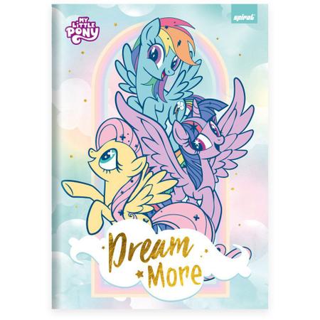 Kit Escolar My Little Pony Caderno Universitário 100fls + Caderno de Desenho