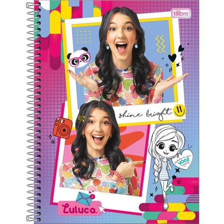 Caderno Desenho UNIV Capa Dura Luluca Espiral 80FLS - Tilibra - Caderno de  Desenho - Magazine Luiza