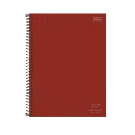 Caderno Universitário Tilibra Zip 1 Matéria 96 Folhas Quadriculado 5mmx5mm Imagem de Caderno Universitário Tilibra Zip 1 Matéria 96 Folhas Quadriculado 5mmx5mm