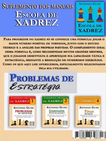 Livro Cadernos Práticos De Xadrez - Problemas De Estratégia em