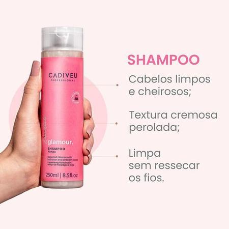Imagem de Cadiveu Glamour Shampoo Hidratação e Força 250ml