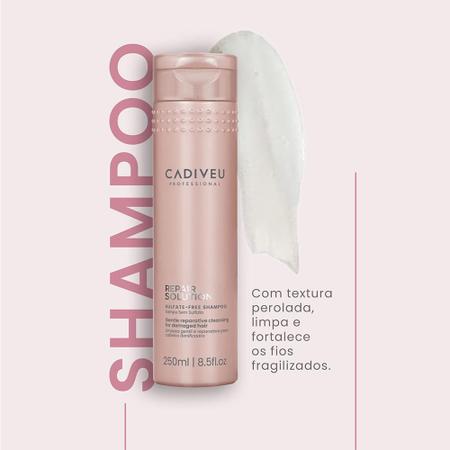 Imagem de Cadiveu Professional Repair Solution Shampoo Sem Sulfato Reparador 250ml