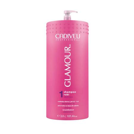 Imagem de Cadiveu Shampoo Rubi Glamour 3L + Wess Blond Shampoo 250ml