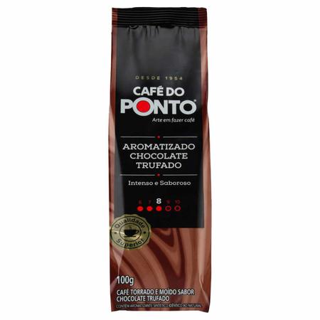 Imagem de Café do Ponto Aromatizado 100g Chocolate 10un Amêndoas 10un