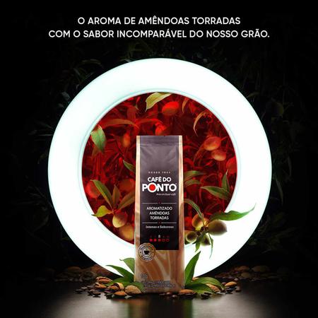 Imagem de Café do Ponto Aromatizado 100g Chocolate 10un Amêndoas 10un