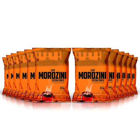 Imagem de Café Morozini Extra Forte em pó 500g (10 unidades)