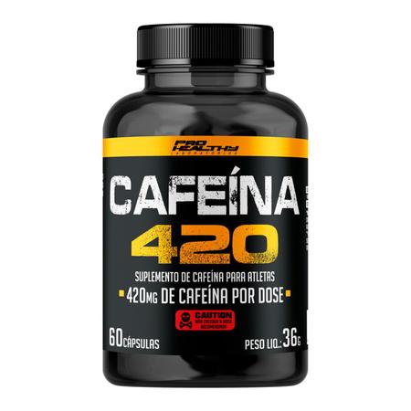 Imagem de Cafeína 420 - Pote 60 Cápsulas - Pro Healthy