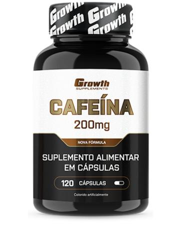 Imagem de Cafeína pura 200mg Growth Supplements 60 e 120 caps