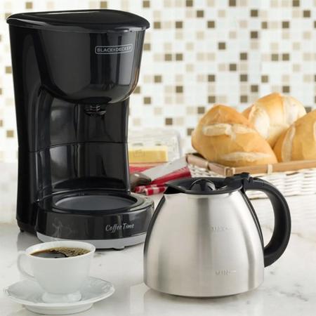 Imagem de Cafeteira Com Jarra Portatil 15 Cafés Black & Decker CM15BR 127v 600w Preta