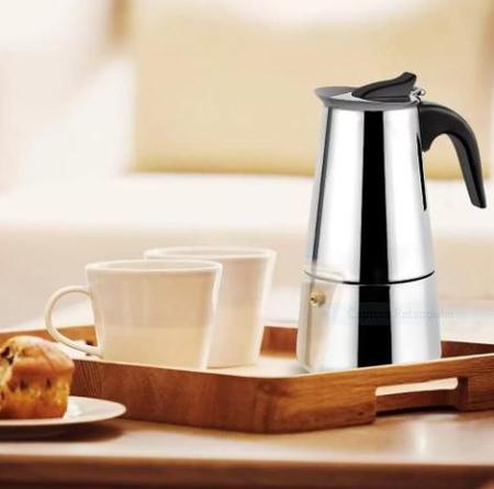 Imagem de Cafeteira de inox 6 xícaras 300ml - Mimo Style 