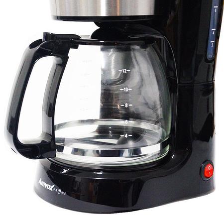 Imagem de Cafeteira Elétrica 220V 30 Xícaras Café Amvox Nova com Colher Dosadora ACF 557-2 Inox