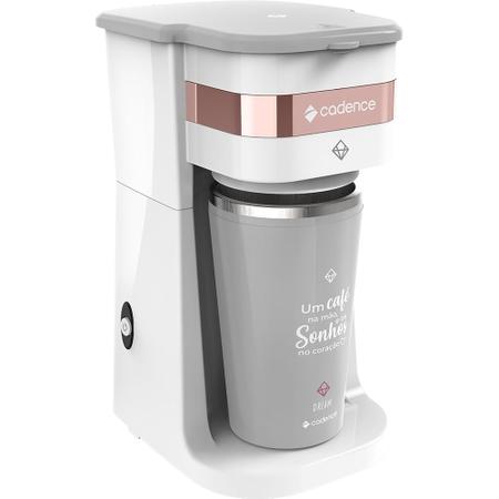 Cafeteira Elétrica Cadence Dream Rosé Gold com Copo Térmico Imagem de Cafeteira Elétrica Cadence Dream Rosé Gold com Copo Térmico