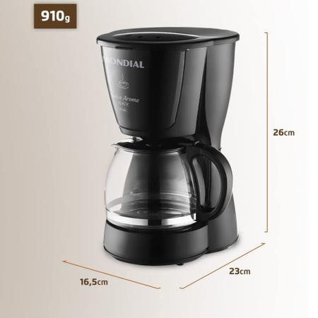 Cafeteira Elétrica Dolce Arome Mondial - C-30-18X-FB Imagem de Cafeteira Elétrica Dolce Arome Mondial - C-30-18X-FB