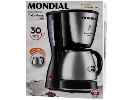 Cafeteira Elétrica 30 Xícaras Mondial Dolce Arome Inox C-37 JI-30X em  Promoção é no Buscapé