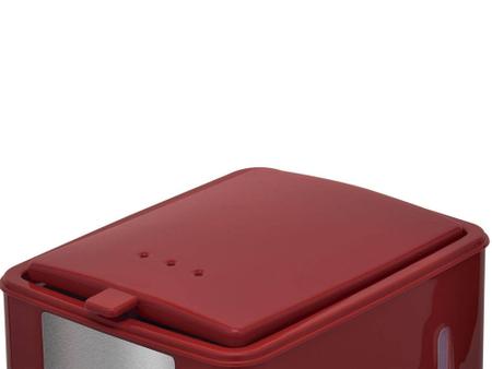 Imagem de Cafeteira Elétrica Philco PH16 15 Xícaras Inox - Vermelho e Cinza