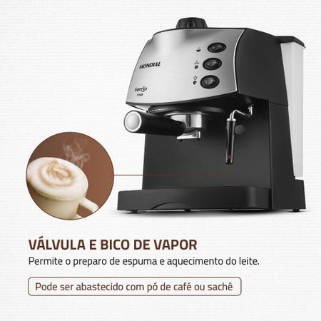 Máquina de Café Expresso Mondial Coffee Cream C-08 800W 220V