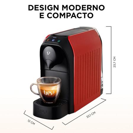 Imagem de Cafeteira Expresso Tres 3 Corações Passione Vermelha 