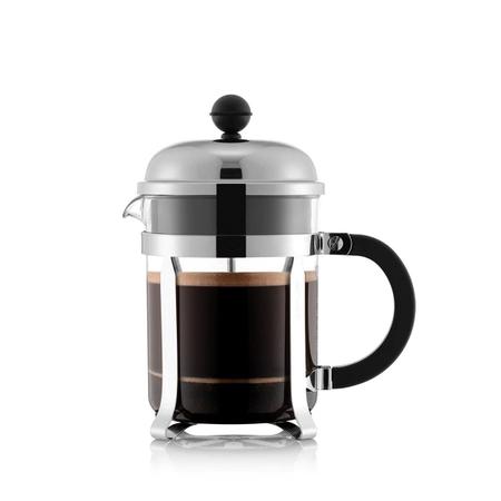 Cafeteira Francesa Chambord Bodum, 481ml, 0,5 L, Cromo Imagem de Cafeteira Francesa Chambord Bodum, 481ml, 0,5 L, Cromo