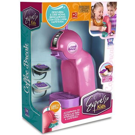 Kit Cafeteira Expresso + Cápsula Brinquedo Infantil Altimar - Feira da  Madrugada SP