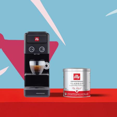 Imagem de Cafeteira Iperespresso Illy Y3.3 Máquina Café Azul 127v