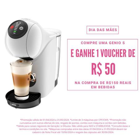 Imagem de Cafeteira Nescafe Dolce Gusto Genio S Basic Branca Automática (220v)