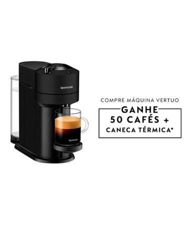 Imagem de Cafeteira Nespresso Automática Vertuo Next Preto Fosco