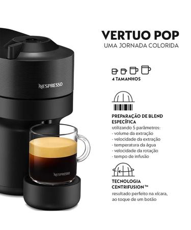 Imagem de Cafeteira Nespresso Automática Vertuo Pop Preta