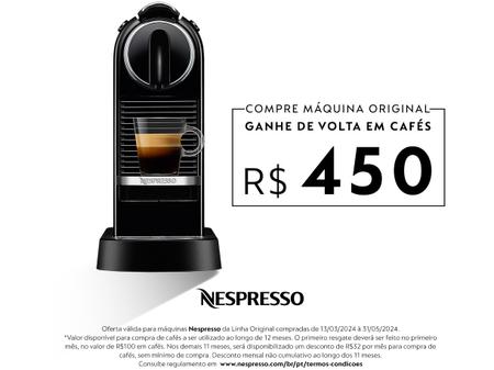 Imagem de Cafeteira Nespresso Citiz Preto