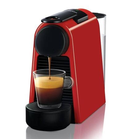 Imagem de Cafeteira Nespresso Essenza Mini D30 Vermelha 220v com 40 Cápsulas