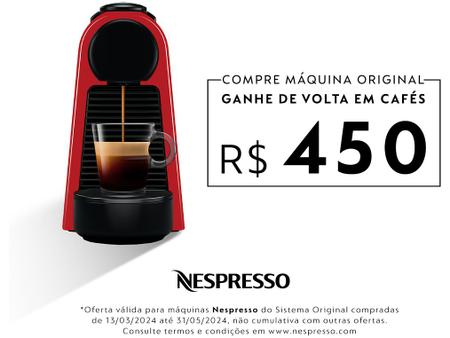 Imagem de Cafeteira Nespresso Essenza Mini Vermelha