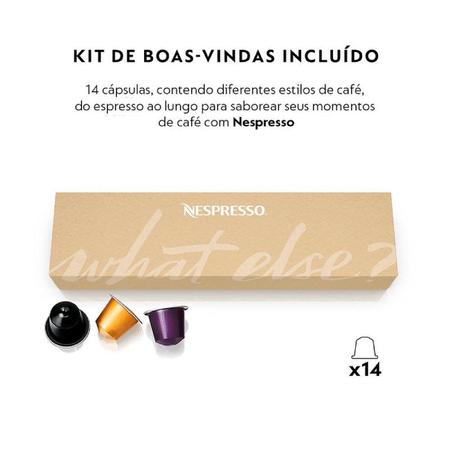 Imagem de Cafeteira Nespresso New Lattissima One F121-BR-BK-NE 1600W 110V - Preta