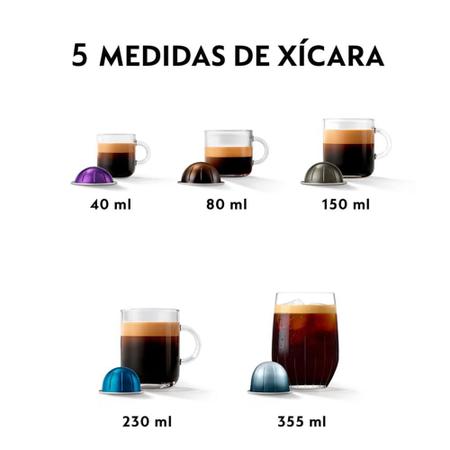 Imagem de Cafeteira Nespresso Vertuo POP para Café Espresso Manual Azul Pacífico