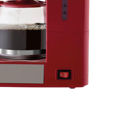 Cafeteira Elétrica PH16 Philco 15 Xícaras e 550W – Vermelho e Inox