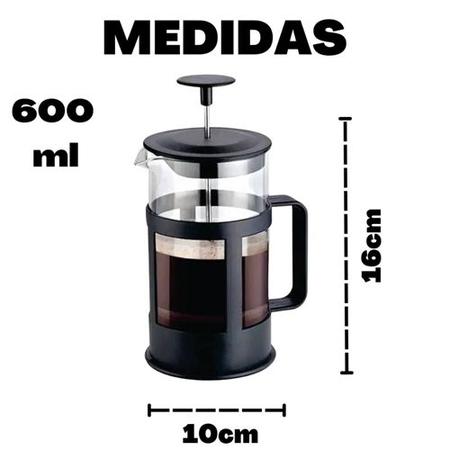 Imagem de Cafeteira Prensa Francesa De Vidro 600 ML