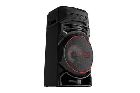Imagem de Caixa Acústica LG XBOOM RNC5 Preta - Multi Bluetooth, Graves Potentes, Entrada de Microfone e Guitarra 
