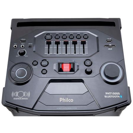 Imagem de Caixa Acústica Philco PHT10000 Com Conexão Bluetooth