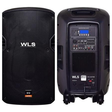 Imagem de Caixa Acústica  WLS S12 Ativa BT + 2  microfones sem fio JWL