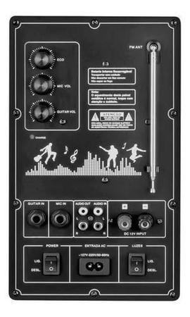 Imagem de Caixa Amplificada Mondial CM-700 com Bluetooth, USB e Rádio FM - 700W