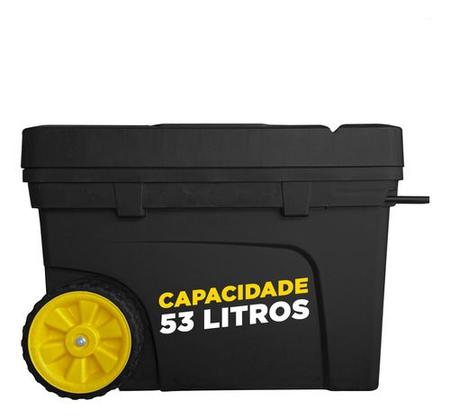 Caixa Bau com Rodas Ferramentas 53 Litros Stanley Stst33027