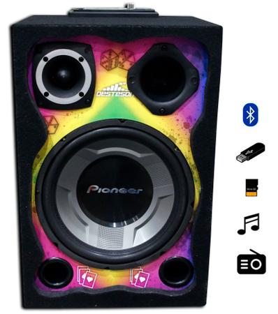 Caixa Residencial Trio Bob 2 Falante 6 Pol Pintada Bluetooth - oestesom