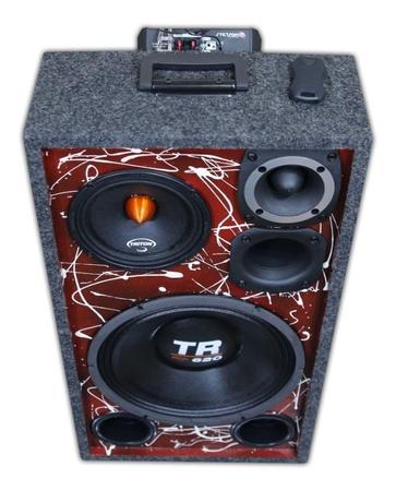 Imagem de Caixa Bob Residencial Triton Taramps Usb Bluetooth Karaoke