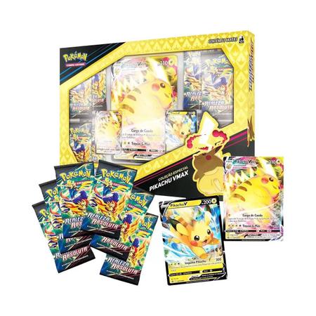 ORIGINAL - Pacotinho com 5 Cartas Pokemon VMAX OU VSTAR SORTIDA - Copag -  Deck de Cartas - Magazine Luiza