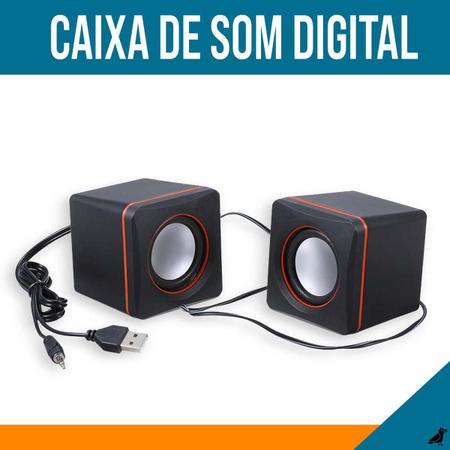 Caixa De Som Gamer Pc Notebook Celular Usb P2 Musica Jogos Potência RMS 16W  KPRO813 - Knup - Caixa de Som para Computador - Magazine Luiza