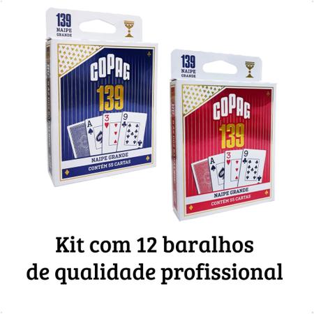 Jogo de Cartas - Baralho para Jogar 139 - Tradicional - Vermelho - Copag -  Baralho - Magazine Luiza