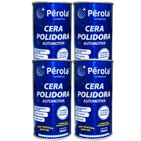 Imagem de Caixa com 4 unidades de Cera para polimento 500ml cada