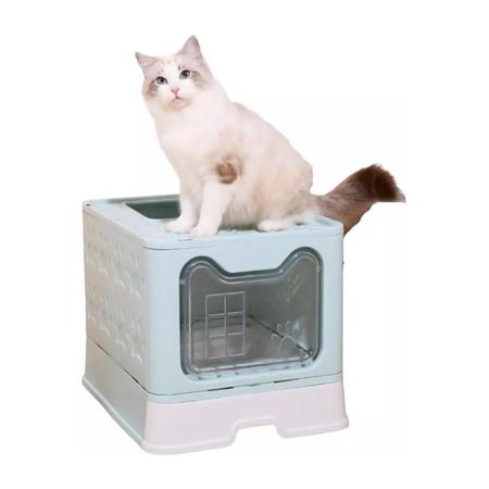 Caixa De Areia Banheiro Para Gatos Kit Completo 4 Em1 em Promoção