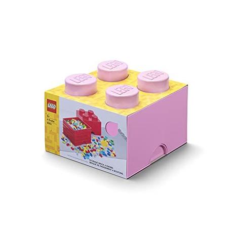 Caixa de Arrumação LEGO (8 encaixes) - Rosa