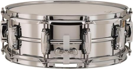 Caixa De Bateria Ludwig Chrome Over Brass 14X5 Imagem de Caixa De Bateria Ludwig Chrome Over Brass 14X5